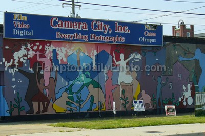 Camera City Mural - Close View