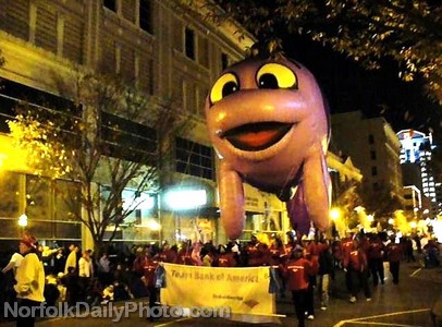 Bank of America Helium Balloon - Norfolk Grand Illumination Parade