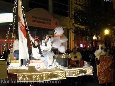 Coca-Cola Float - Norfolk Grand Illumination Parade