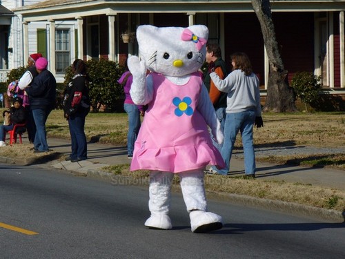 Hello Kitty at Downtown Suffolk Holiday Parade