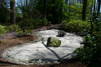 Sand and Rock Garden in Miyazaki Japanese Garden