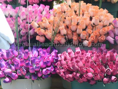 Colorful Wooden Roses