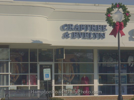 Crabtree and Evelyn Outlet - Williamsburg Prime Outlets Location: Suite 46